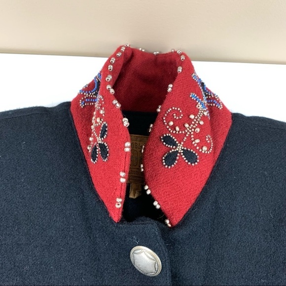 DOUBLE D Ranch Wear I Black Red I Embroidered I Blazer - Picture 7 of 14